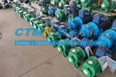 騰龍23臺氟塑料磁力泵發往徐州神龍化工